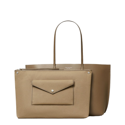 Perry Leather Tote - Wild Mushroom