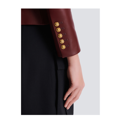 6-button lambskin jacket