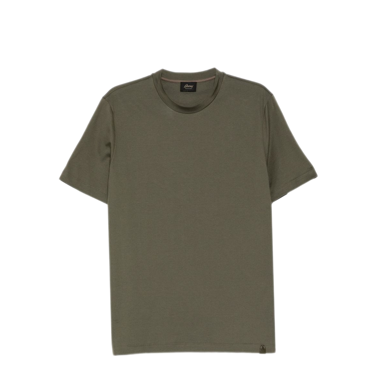 MAYFEYR - Brioni - Cotton T Shirt Green - UJSY0LOD6203000