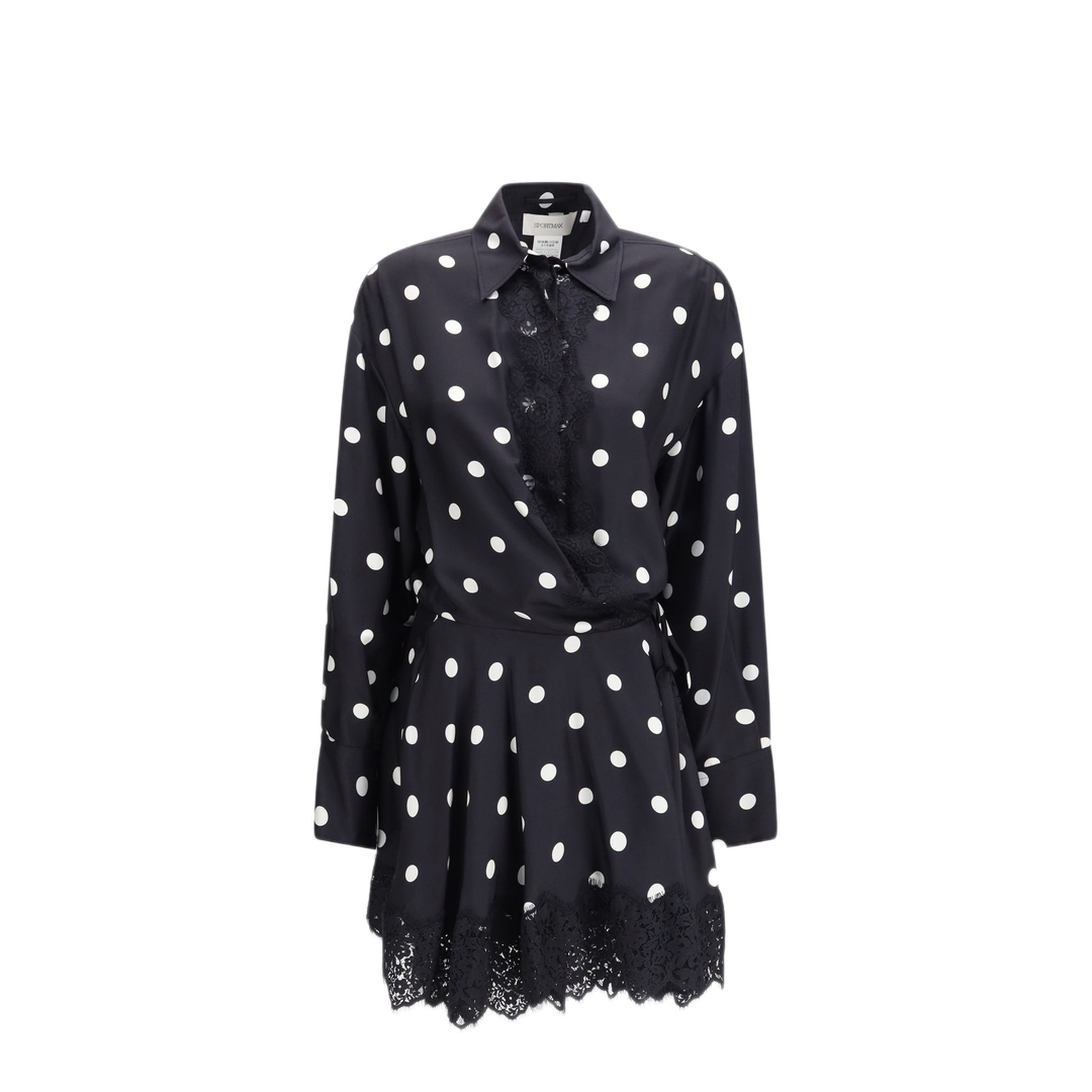 MAYFEYR -  - Polka Dot Lace Dress With Drawstring - 2612221022600003