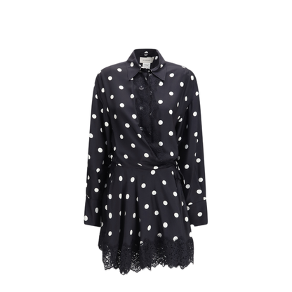 MAYFEYR -  - Polka Dot Lace Dress With Drawstring - 2612221022600003