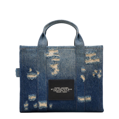 Rip And Repair Denim Medium Tote Bag
