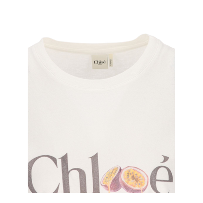 Baby Fit Logo T-Shirt in Cotton Jersey White