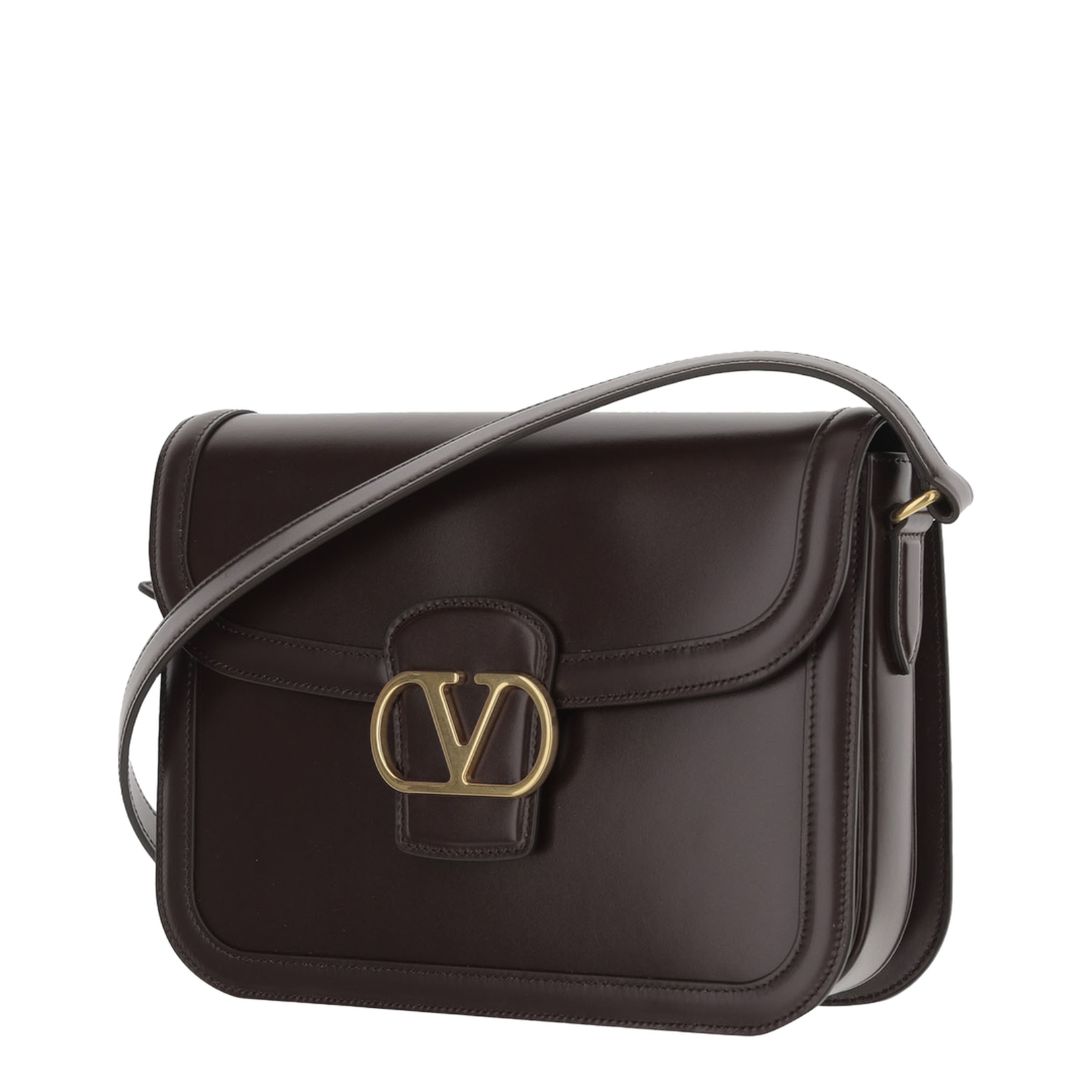 Dark Brown Leather 9to5 Shoulder Bag