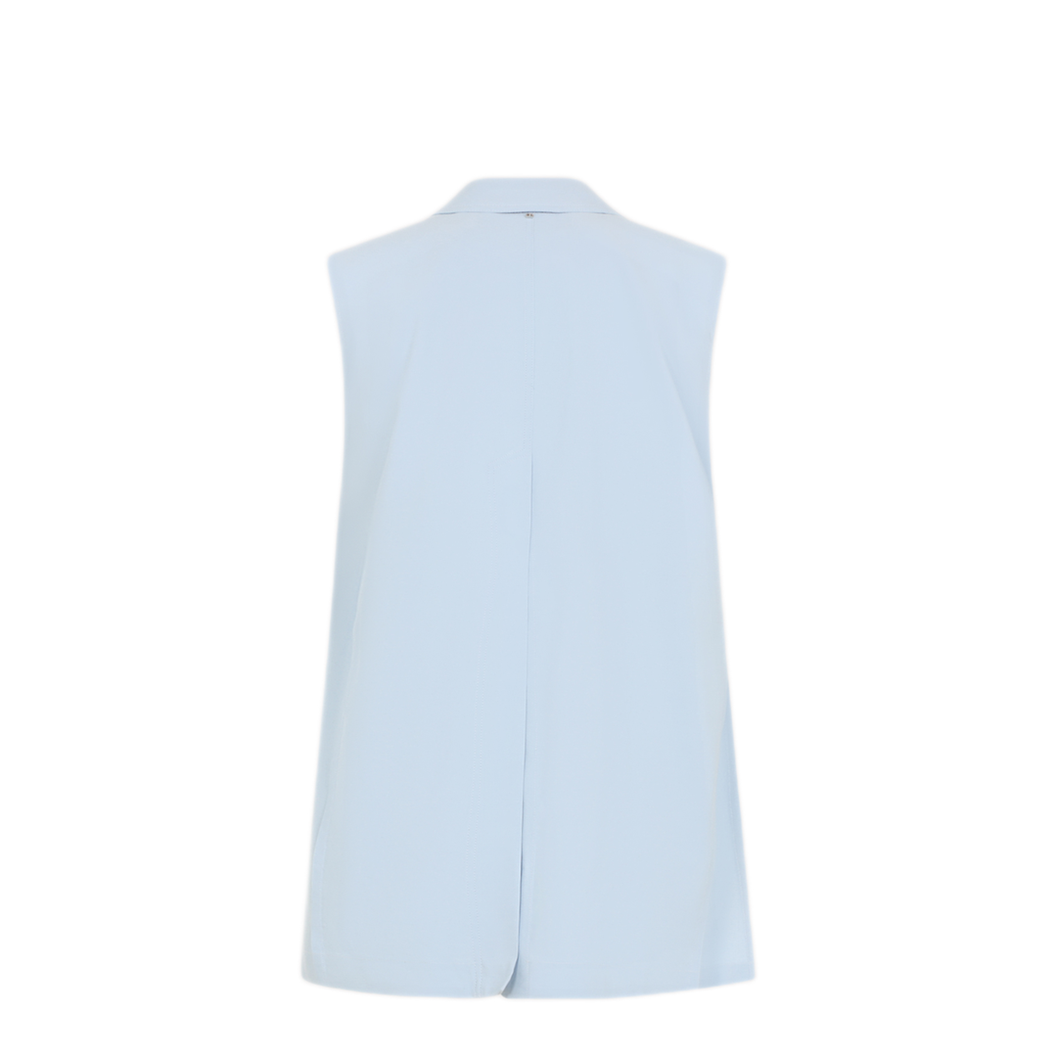 MAYFEYR - Sportmax - Light Blue Viscose Gilet - 2612281012600002