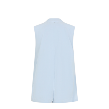 MAYFEYR - Sportmax - Light Blue Viscose Gilet - 2612281012600002