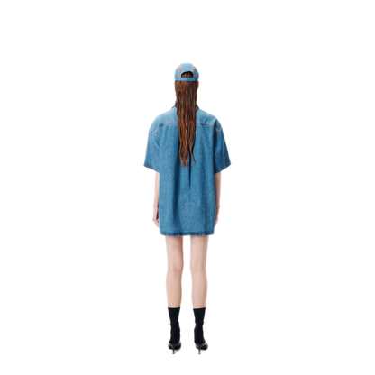 MAYFEYR - Alexander Wang - Boxy Denim Shirt Dress - 4DC1266940400C