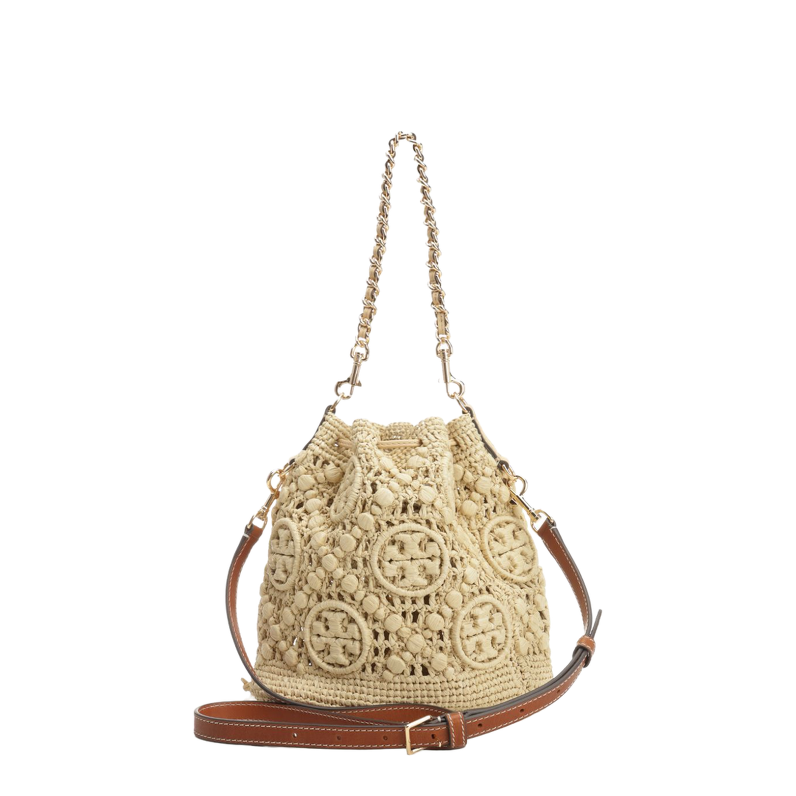 T Monogram Bucket Bag
