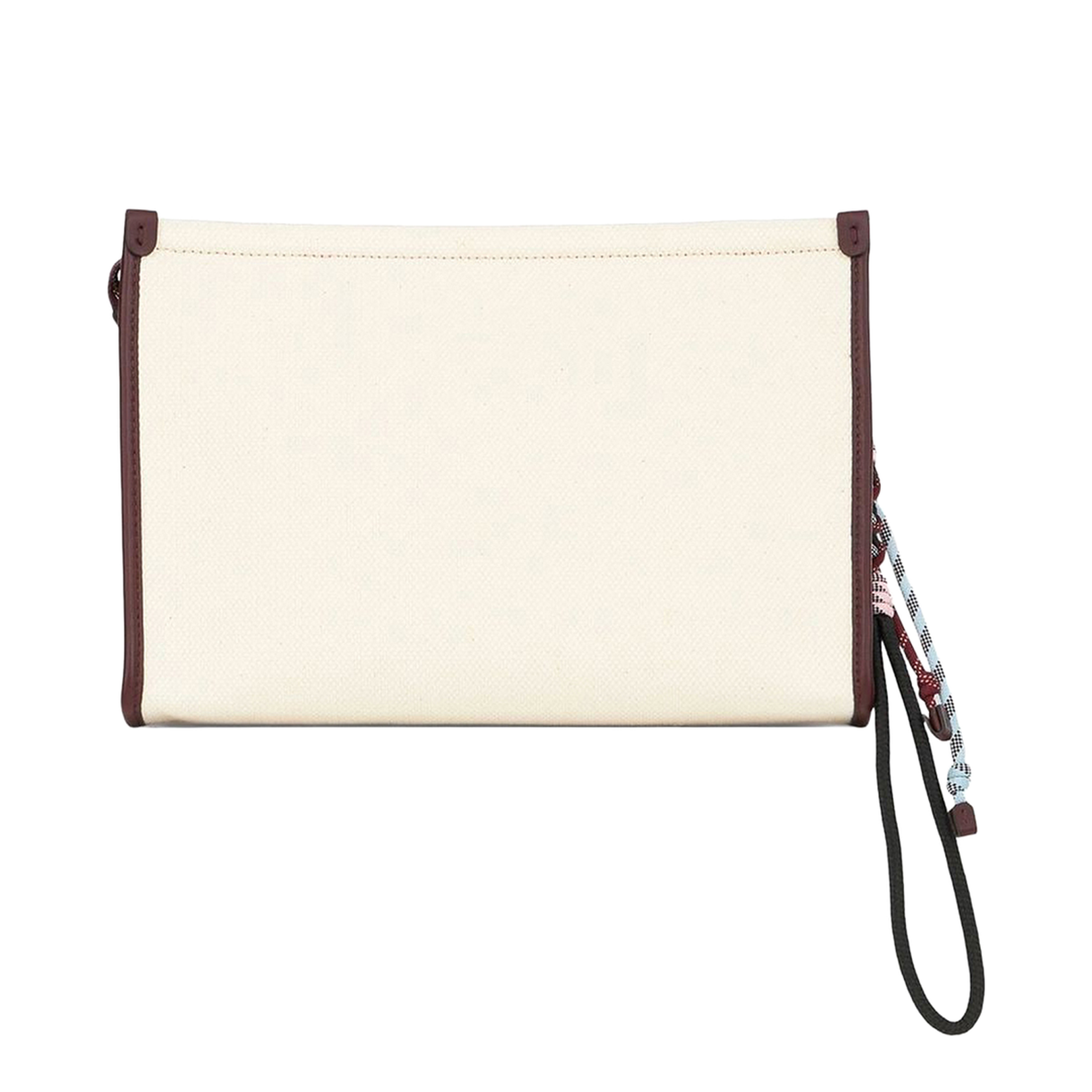 Logo-Detail Zipped Clutch