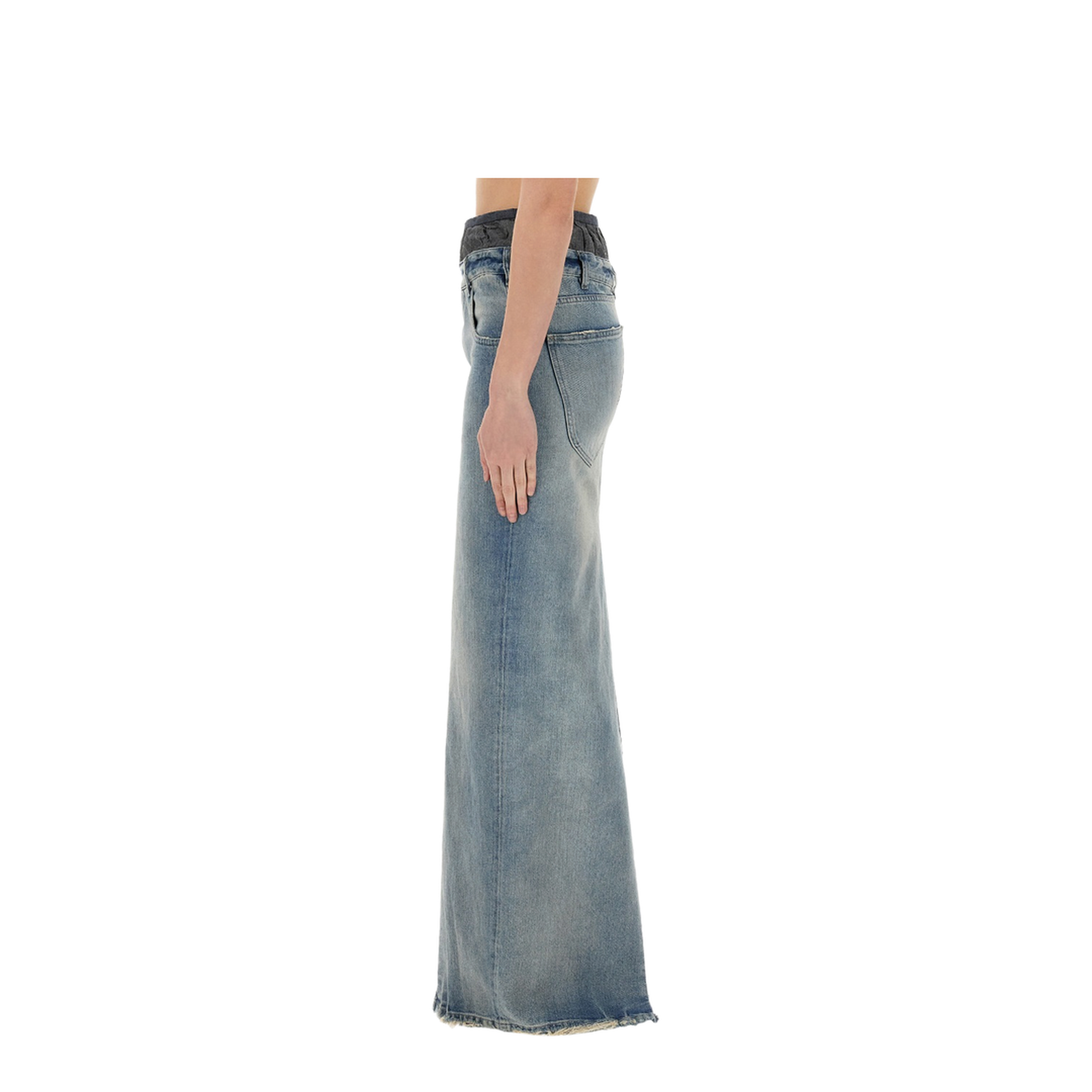 Anonymity of the Lining Denim Skirt