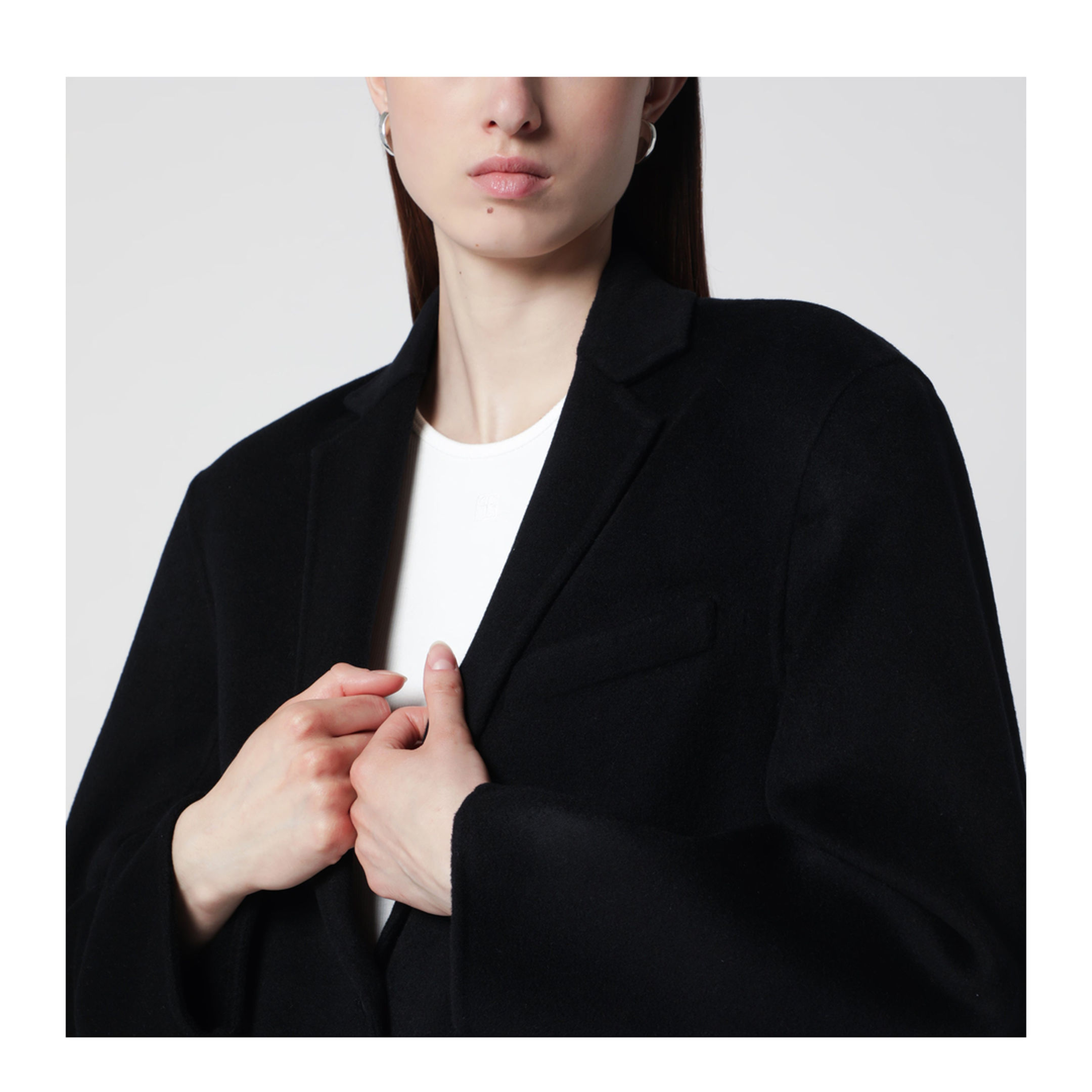 MAYFEYR - Anine Bing - Quinn Oversized Wool Cashmere Blazer - A-01-7073WO000