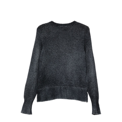 MAYFEYR - Avant Toi - Navy Open Knit Texture Sweater - 226WD1471CSGV-HV00151