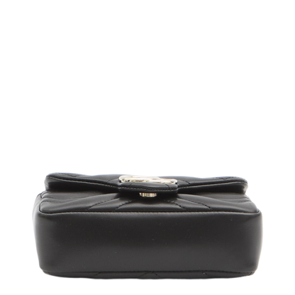 Marmont Mini Shoulder Bag in Black Leather