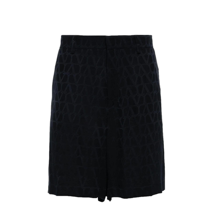 Silk Toile Iconographe Bermuda Shorts