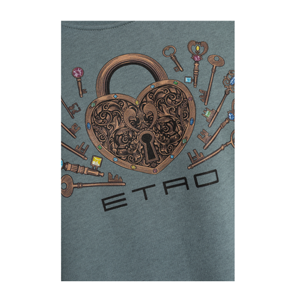 Sweatshirt with Colorful Print