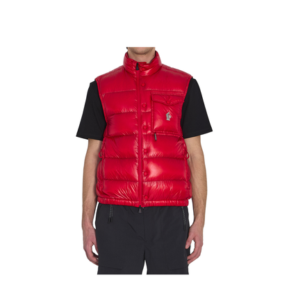 Red Uychi Packable Down Gilet