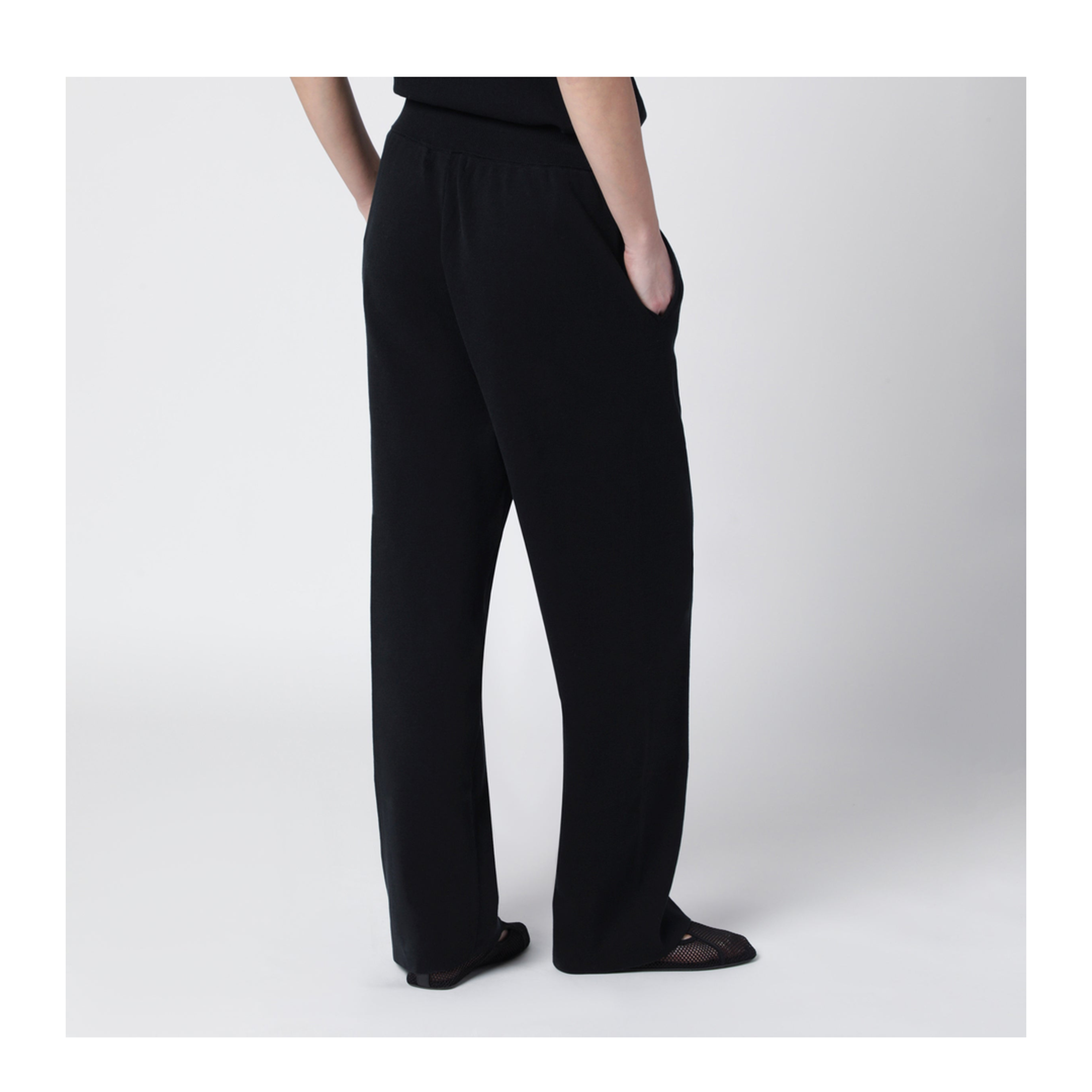 MAYFEYR - Entire Studios - Uniform Black Cotton Trousers - ESSS26PA07012CO0015