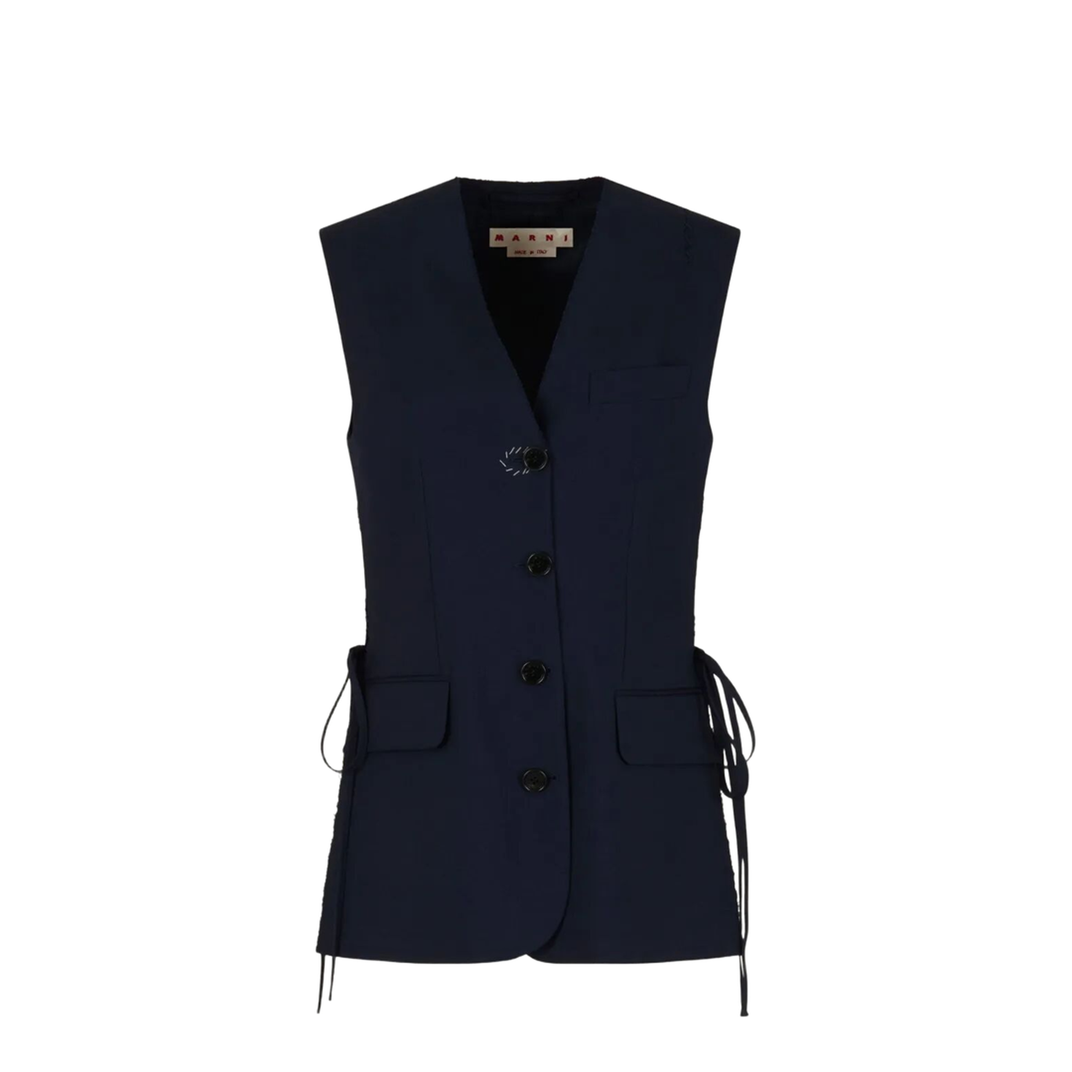 MAYFEYR - Marni - Wool Waistcoat With Side Slits - GLMA0096SUTW839