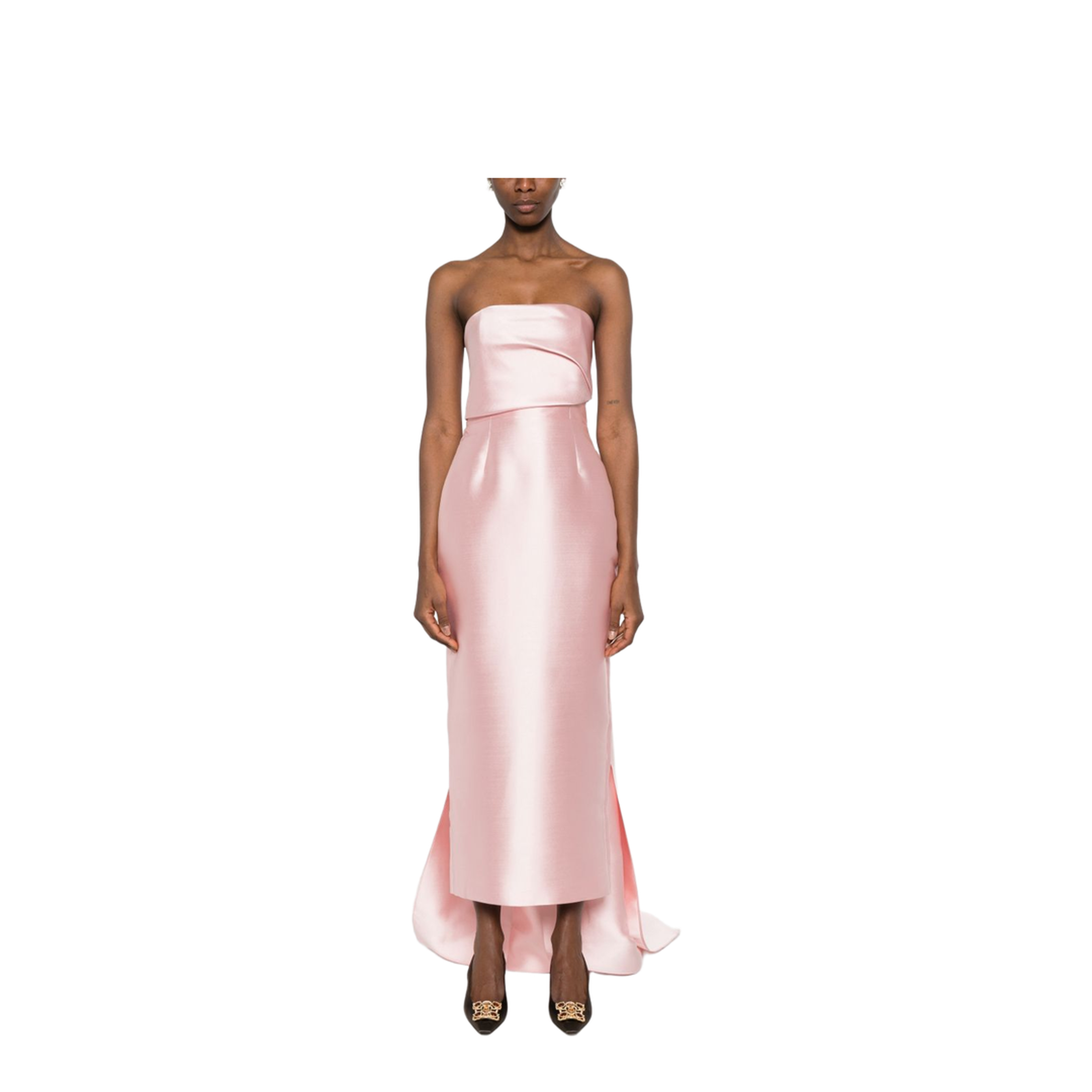 MAYFEYR - Solace London - Kiki Strapless Midi Dress - OS47047CAMELLIAPINK