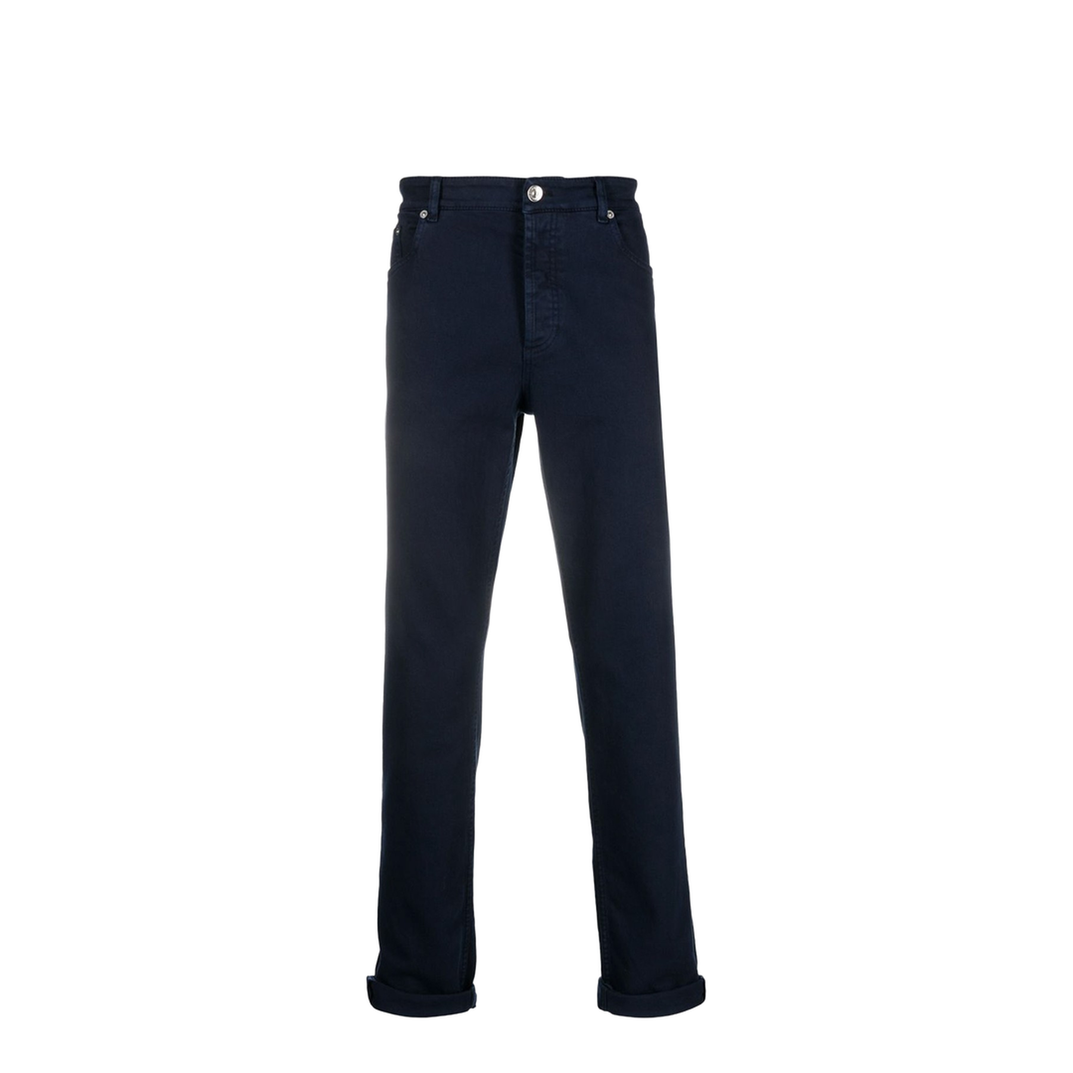 Dyed Denim Pants Dark Blue