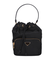 Small Bucket Bag, Gold Hardware