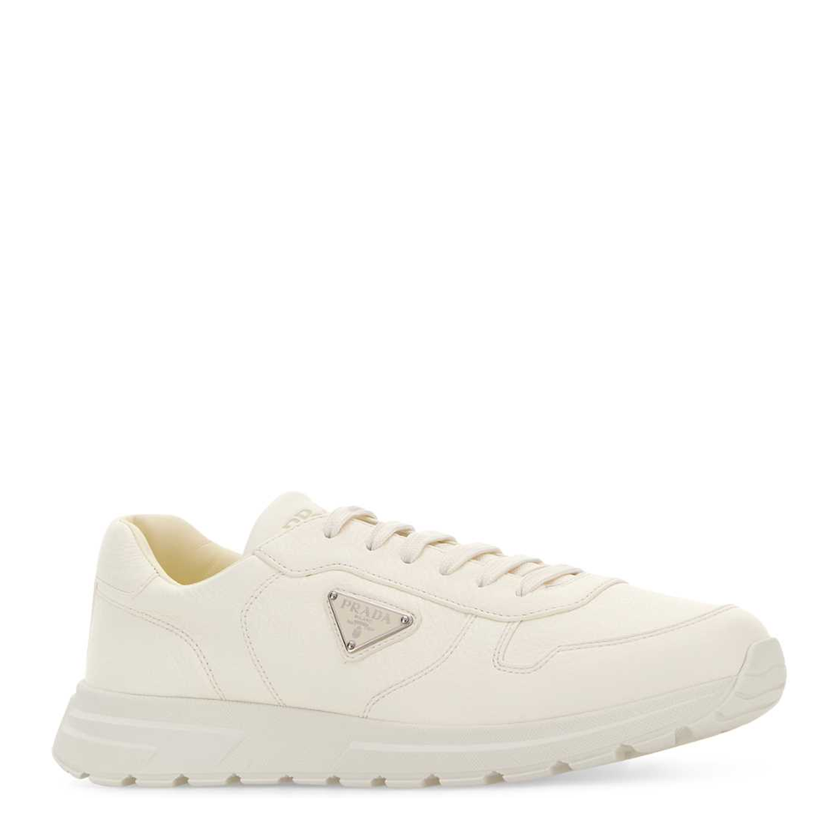 MAYFEYR - Prada - White Leather Prax Sneakers - 2EE443FG000013F0304