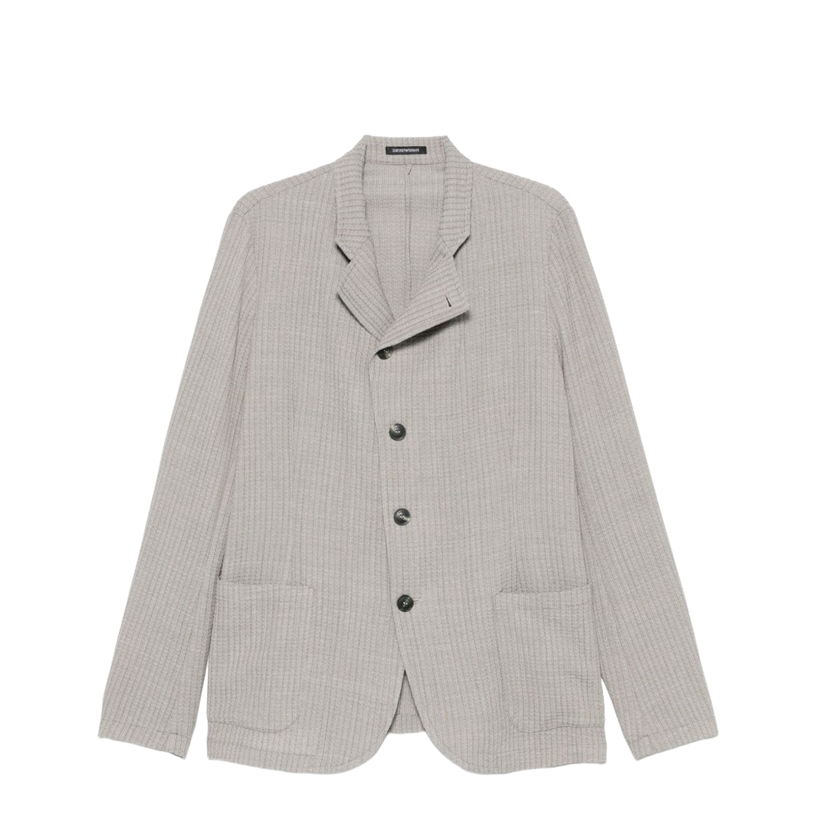 Wool Single-Breasted Blazer Jacket