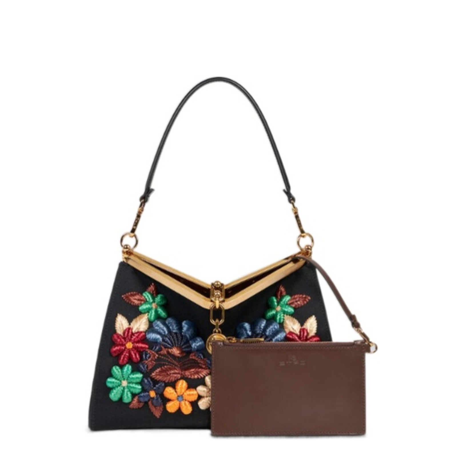 Medium Vela Bag with Flowers