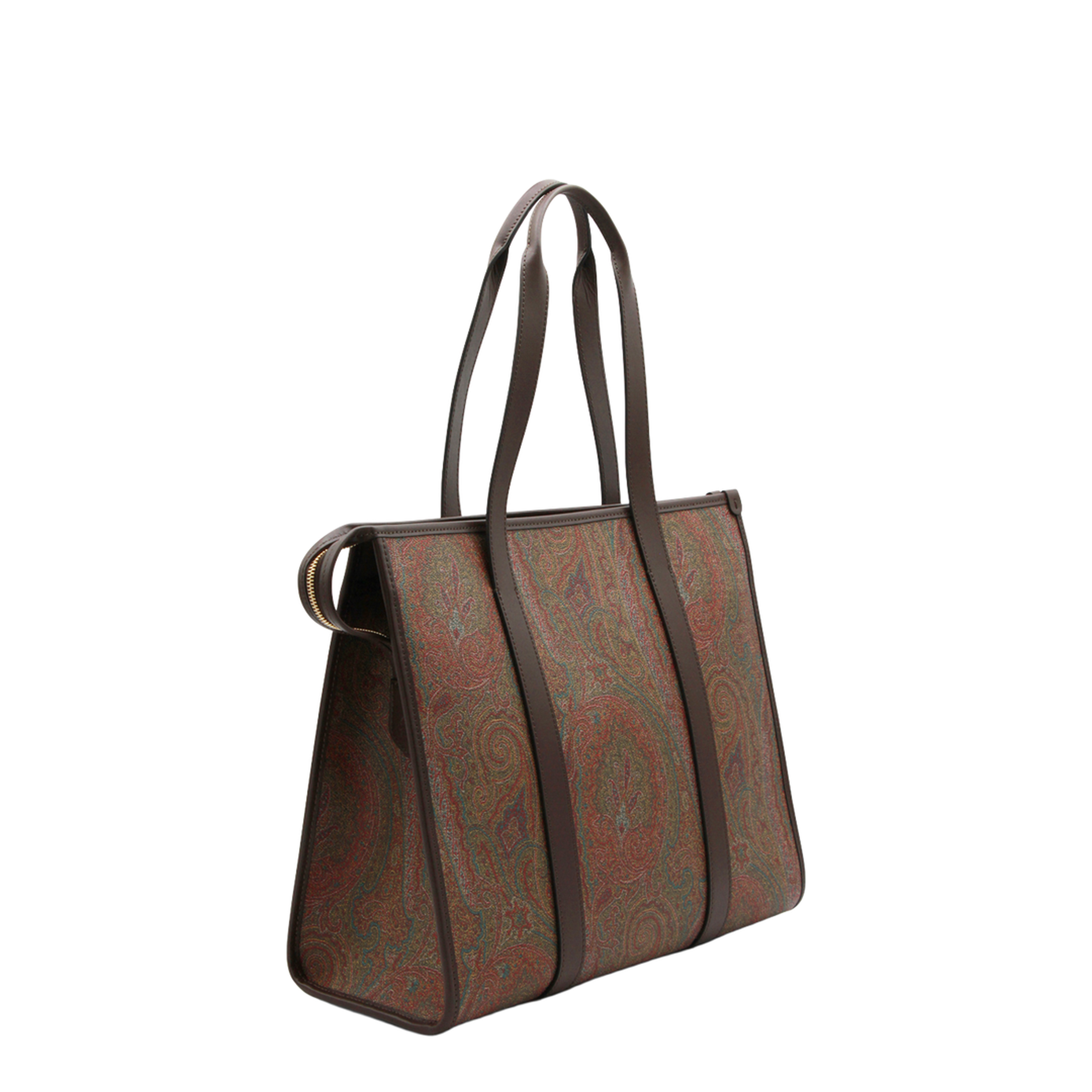 Arnica Paisley Jacquard Tote Bag - Brown