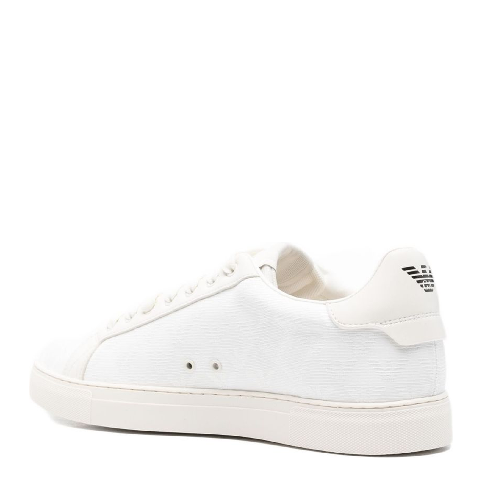 Nylon Sneakers with Jacquard All-Over Eagle
