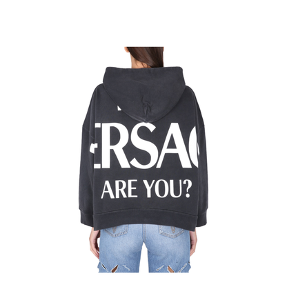 Hooded Sweatshirt With Logo In Black