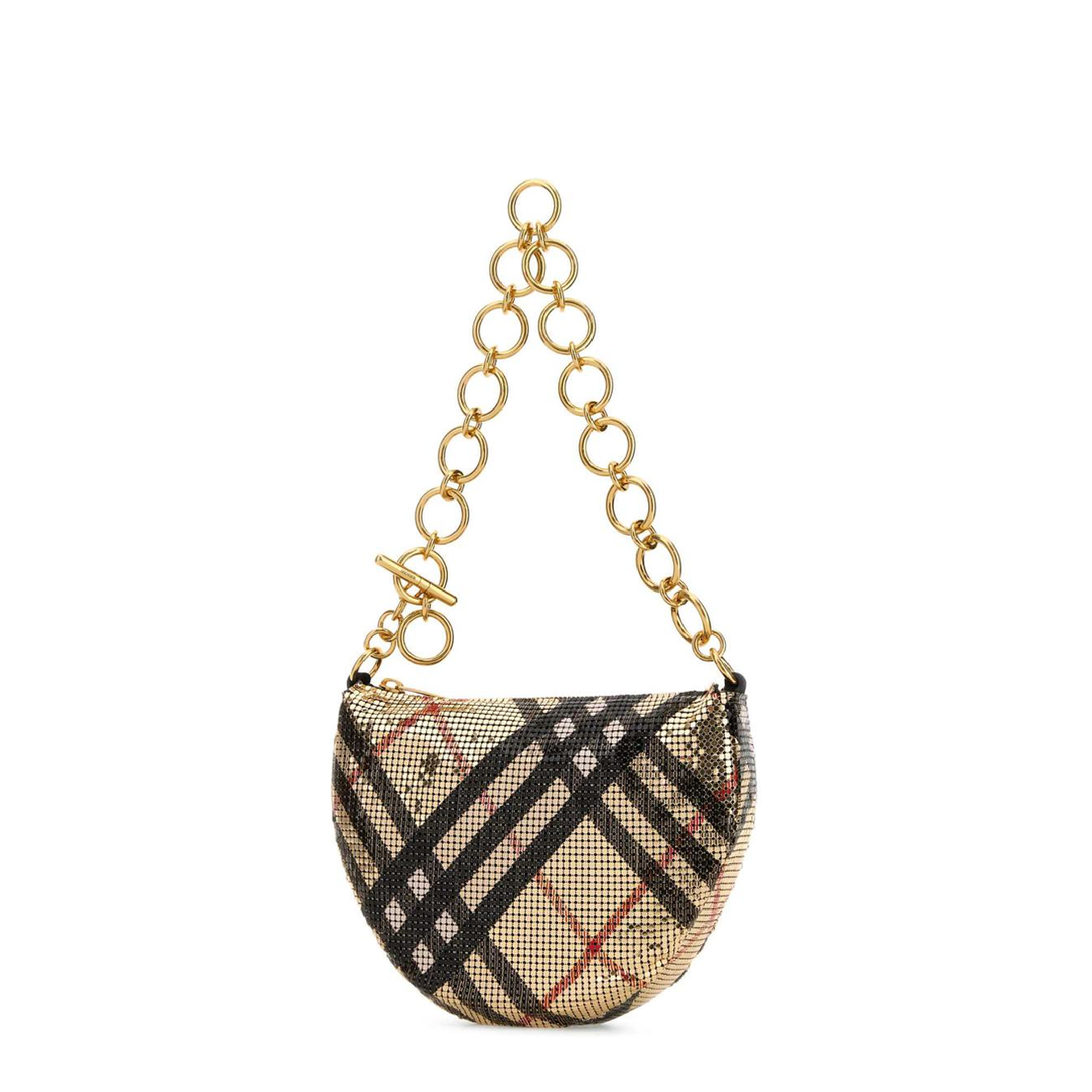 MAYFEYR - Burberry - Printed Metal Knit Shoulder Bag - 8120748B9368