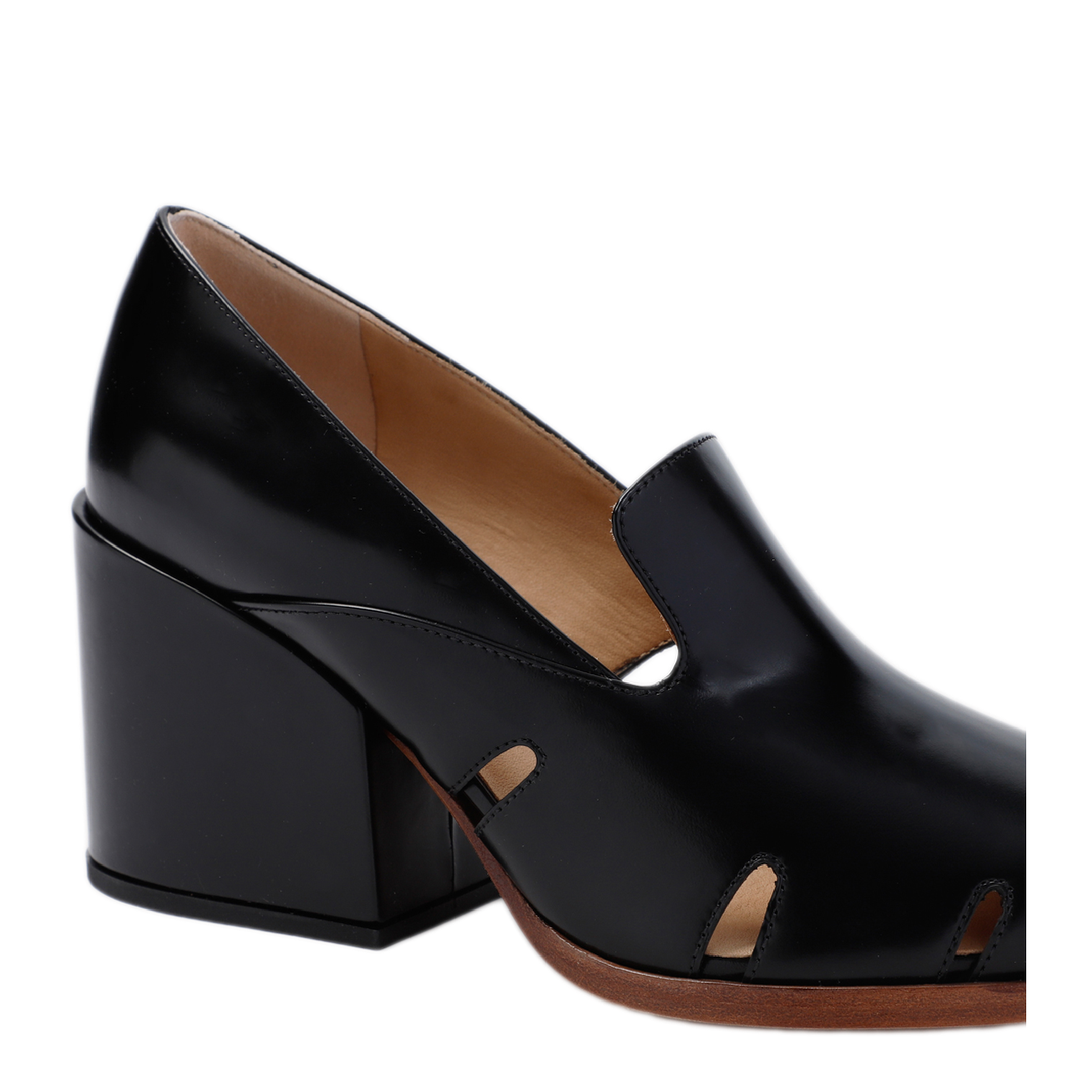 MAYFEYR - GABRIELA HEARST - Black Calf Leather Eliza Pumps - 4248528SZ001BLK