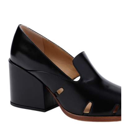 MAYFEYR - GABRIELA HEARST - Black Calf Leather Eliza Pumps - 4248528SZ001BLK