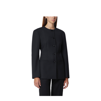 MAYFEYR - Anine Bing - Black Huda Jacket In Wool Blend - A-01-12343PLBLK26