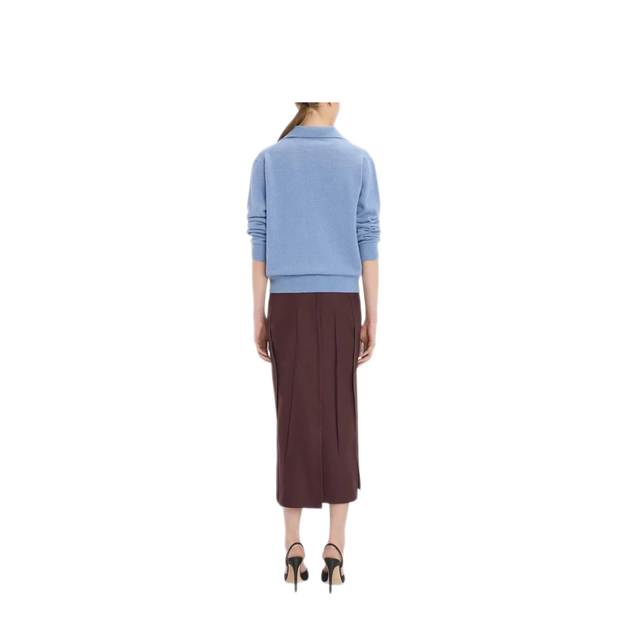 MAYFEYR - Victoria Beckham - Genevieve Polo Jumper In Merino Wool - 1326KJU007475A