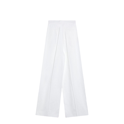Pleated Pants - White
