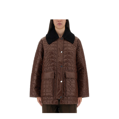 Brown Recycled Nylon Jacket