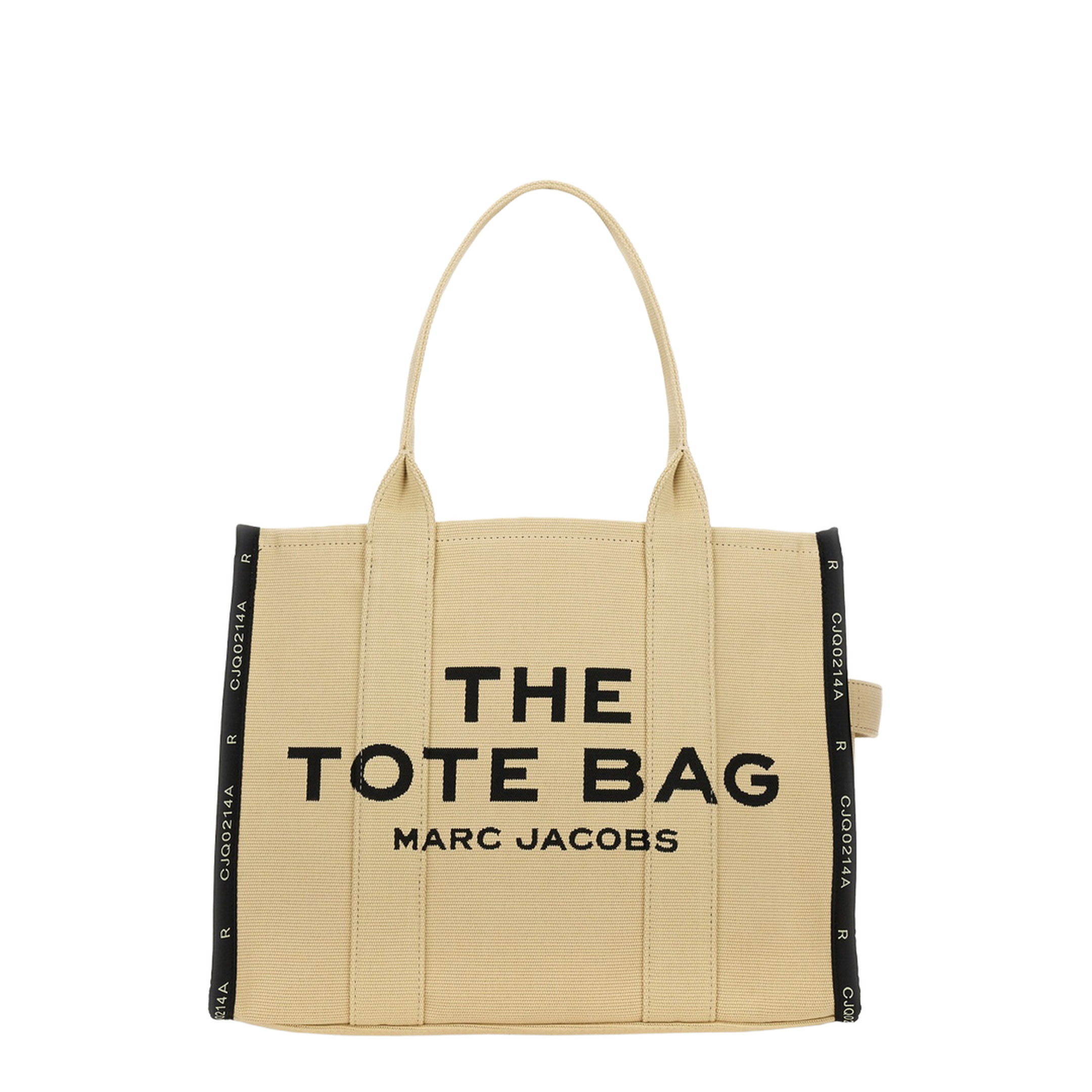 The Tote Bag Large Jacquard Tote - Warm Sand