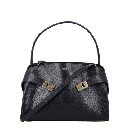 Hug Soft Bicolor Shoulder Bag in Calfskin