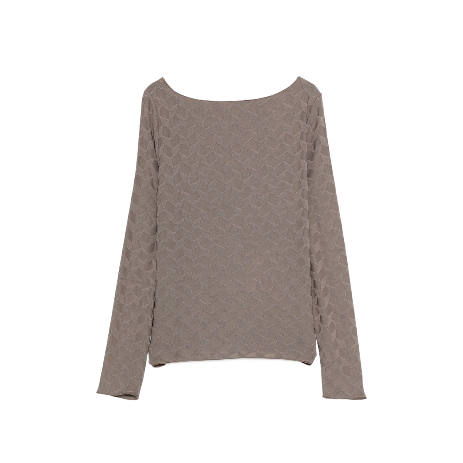Boat-neck jumper