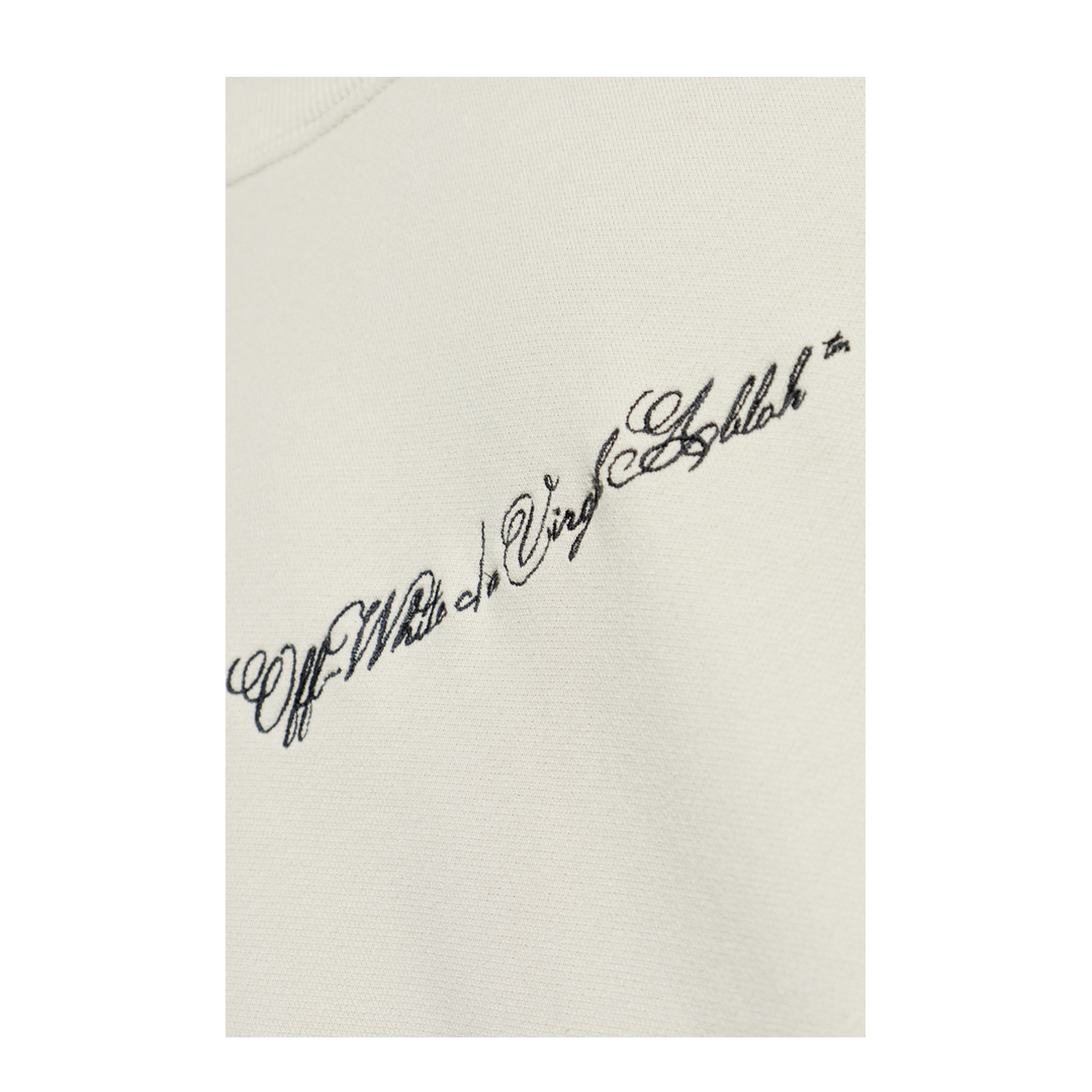 MAYFEYR - Off-White - Sweatshirt With Embroidered Logo - 44MBA054S26F001270