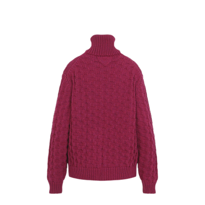 MAYFEYR - Prada - Cardigan In Deep Raspberry - P25O59SOOO6835F0590