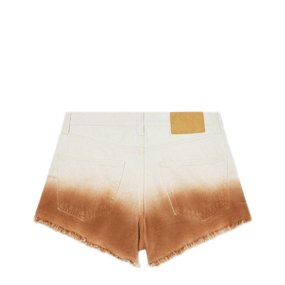 MAYFEYR - Alanui - Shades Of Eden Denim Shorts Off White - LWYC009R26DEN0020373