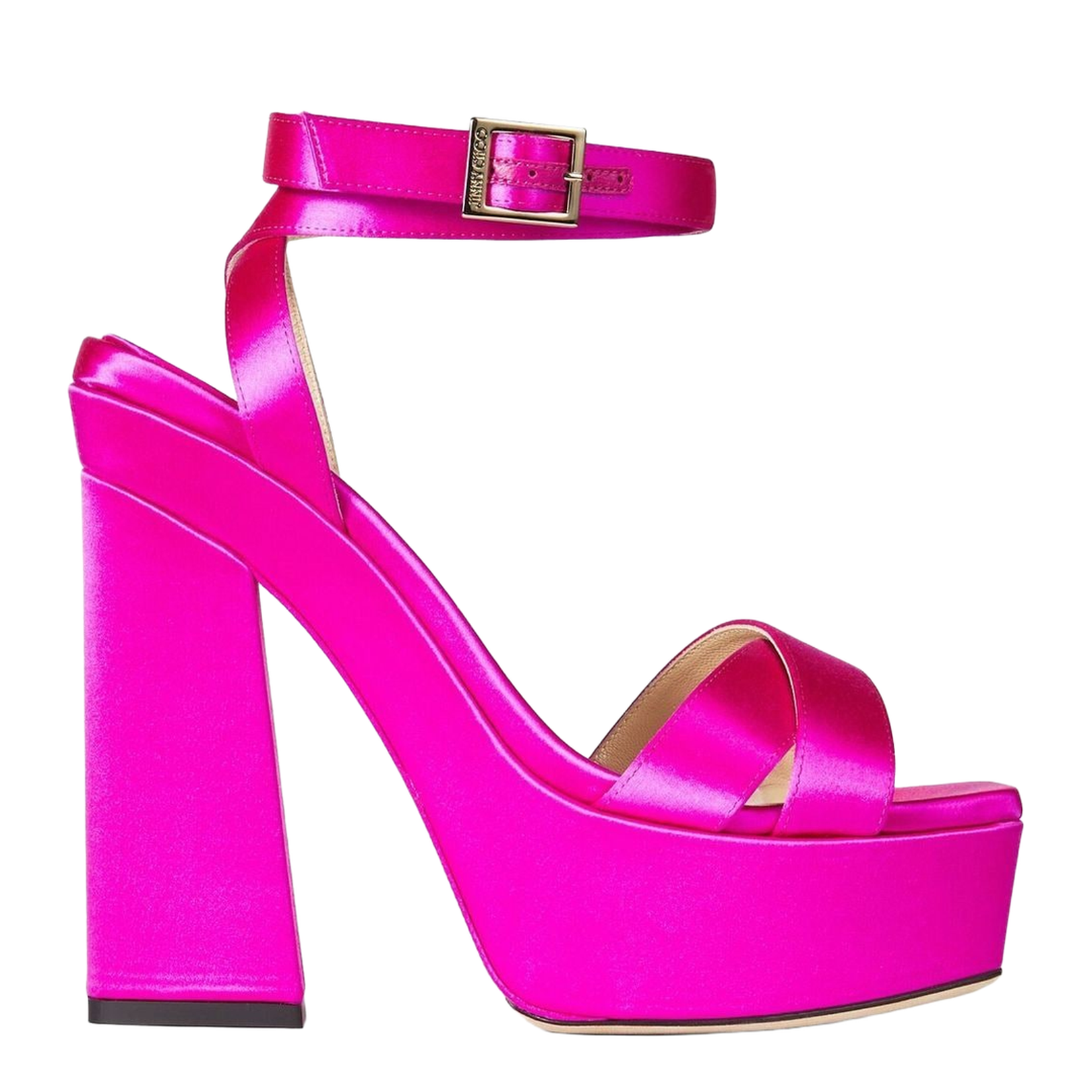 Gaia 140mm Platform Sandals in Fuchsia