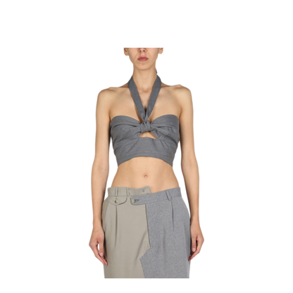 MAYFEYR - 1OFF - Top With Crossed Straps - 111312101A