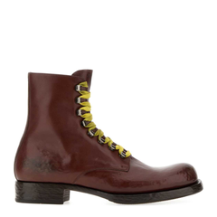 Brown Leather Ankle Boots
