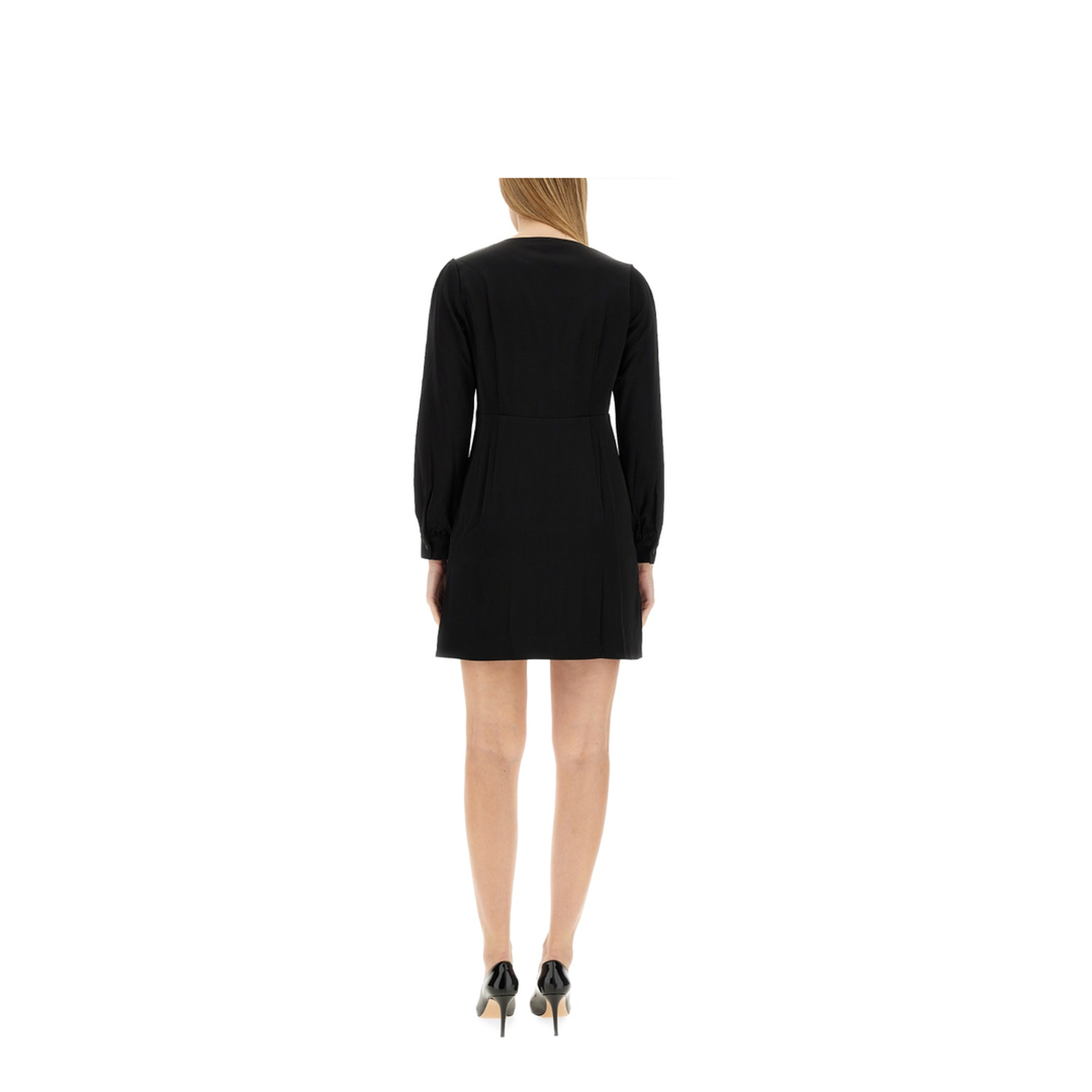 MAYFEYR - MICHAEL BY MICHAEL KORS - V Neck Dress - MH3818M99G001BLACK