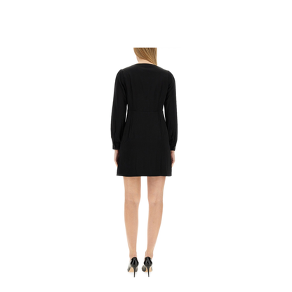 MAYFEYR - MICHAEL BY MICHAEL KORS - V Neck Dress - MH3818M99G001BLACK
