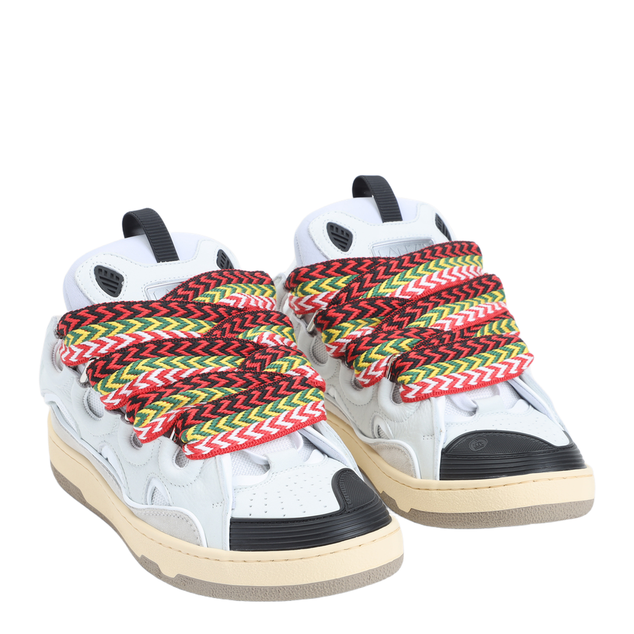 MAYFEYR - Lanvin - Leather Curb Sneakers - FUSKDK12DRA3P26